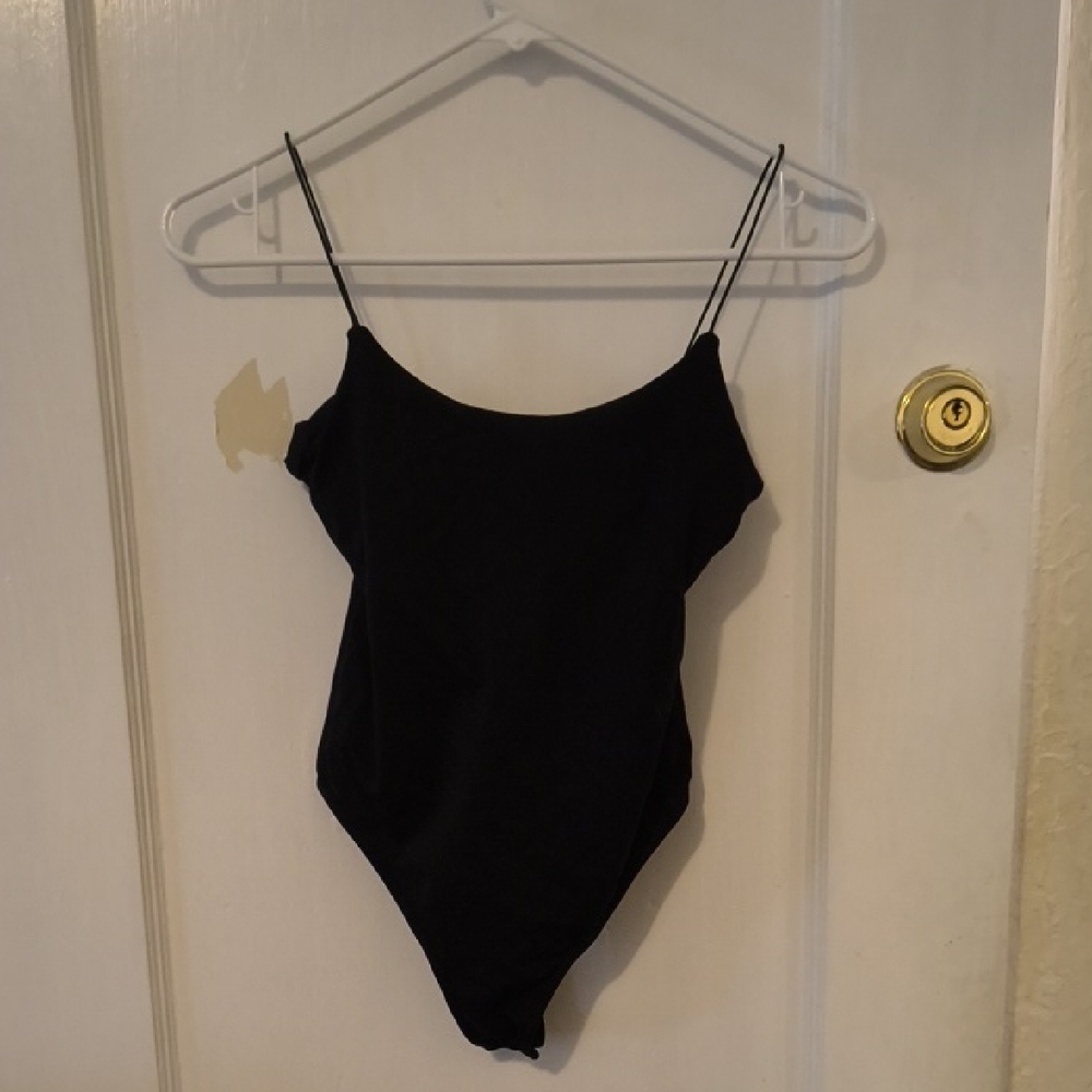 Free People | Elegant Black Women's Bodysuit